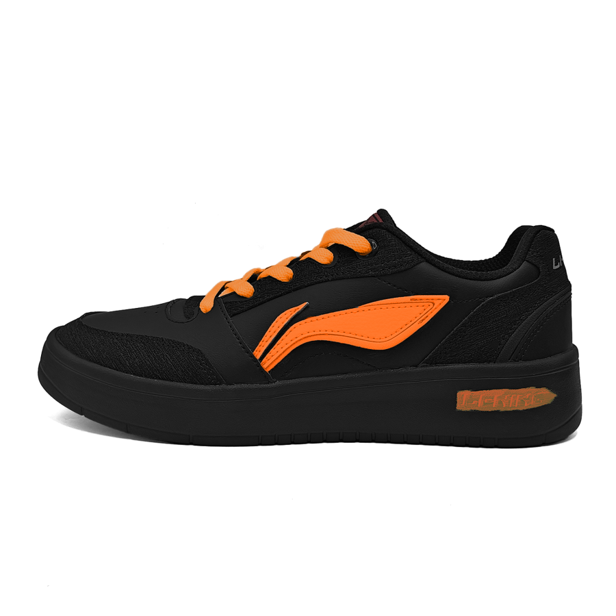 Li-Ning Li Ning Sycee V3 Slip Resistant Lightweight Height Increasing Low top Skateboard Shoes Unisex Orange Red