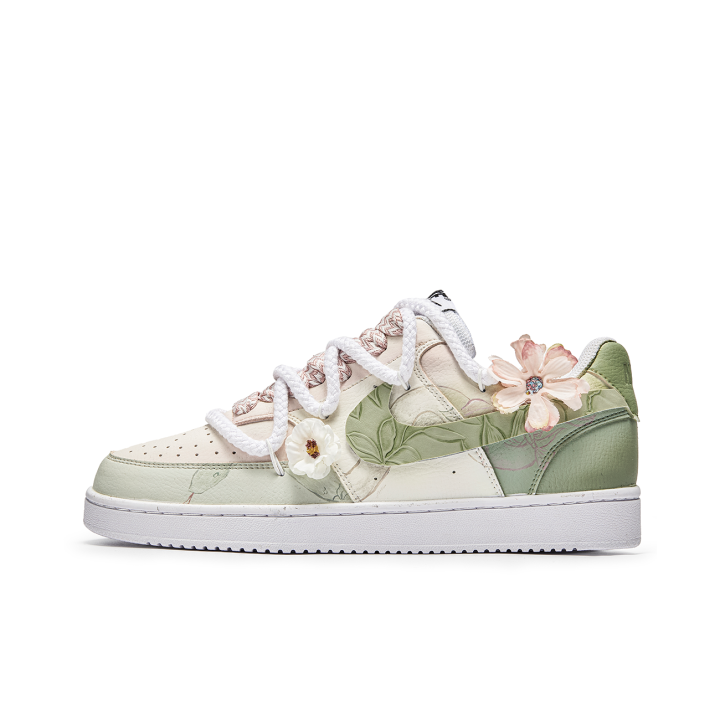 Nike Nike Court Vision 1 Skateboard Shoes Men's Low Top Pink/Green