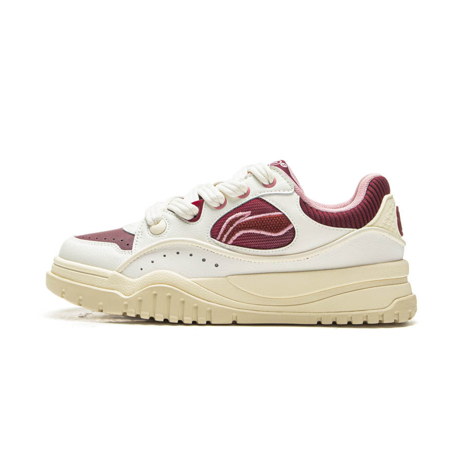 Li-Ning Li Ning Buu Low top Skateboard Shoes Women's Ivory