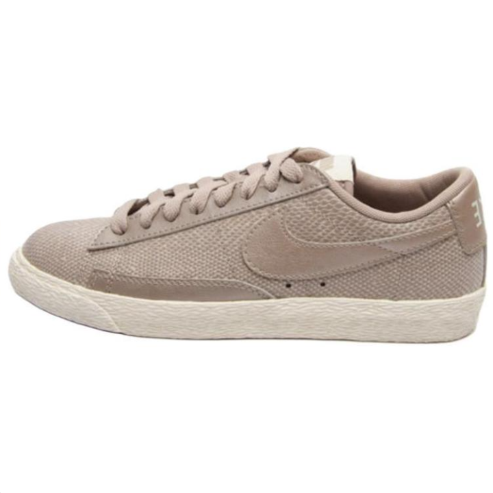 Nike Nike Blazer Slip Resistant Abrasion Resistant Low top Skateboard Shoes Women's Taupe