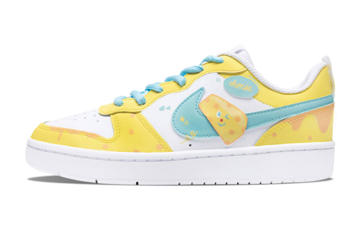 Nike Nike Court Borough 2 Low top Skateboard Shoes Women's Light Yellow