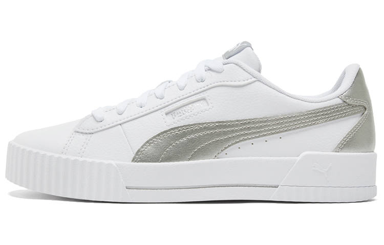 PUMA Carina Crew Metallic 'White Grey' Women's
