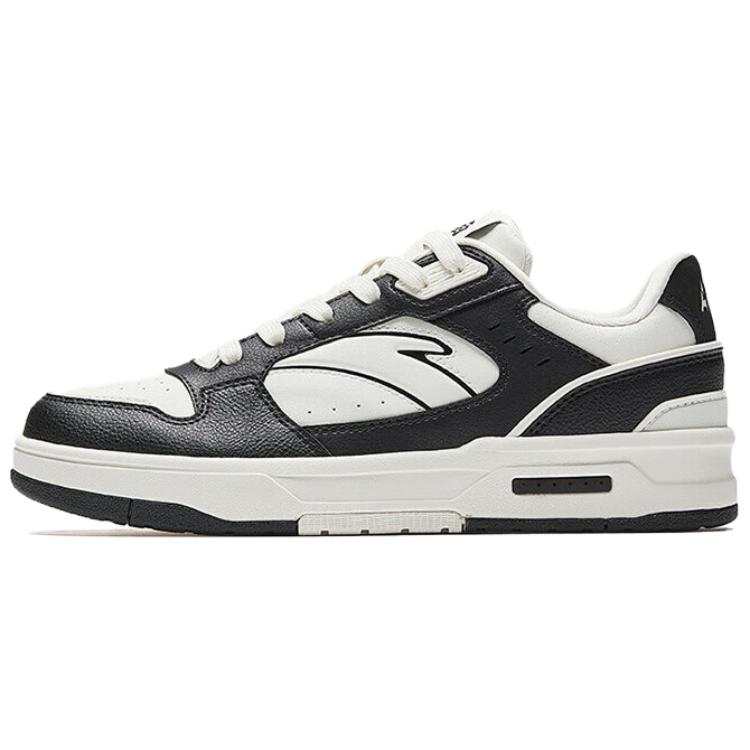 Anta Lieyan1.0 Breathable Lightweight Height Increasing Low top Skateboard Shoes Women's White Black