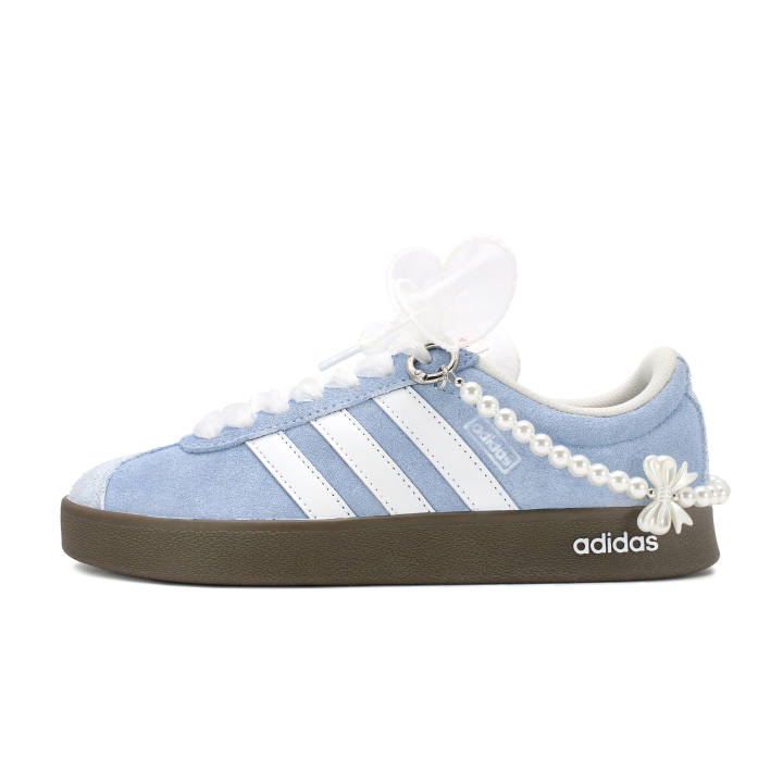 Adidas Adidas Slip Resistant Abrasion Resistant Low top Skateboard Shoes Unisex Blue White