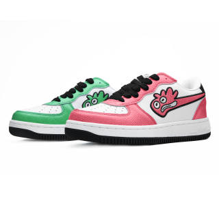 EKM Cow Split Leather Low top Skateboard Shoes Unisex Pink