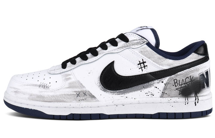 Nike Nike Big Leather Abrasion Resistant, Lightweight, And Breathable Low top Skateboard Shoes Men's