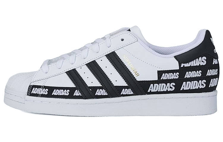 Adidas Originals Adidas Superstar 'Wordmark Heel Stripe - White Black'