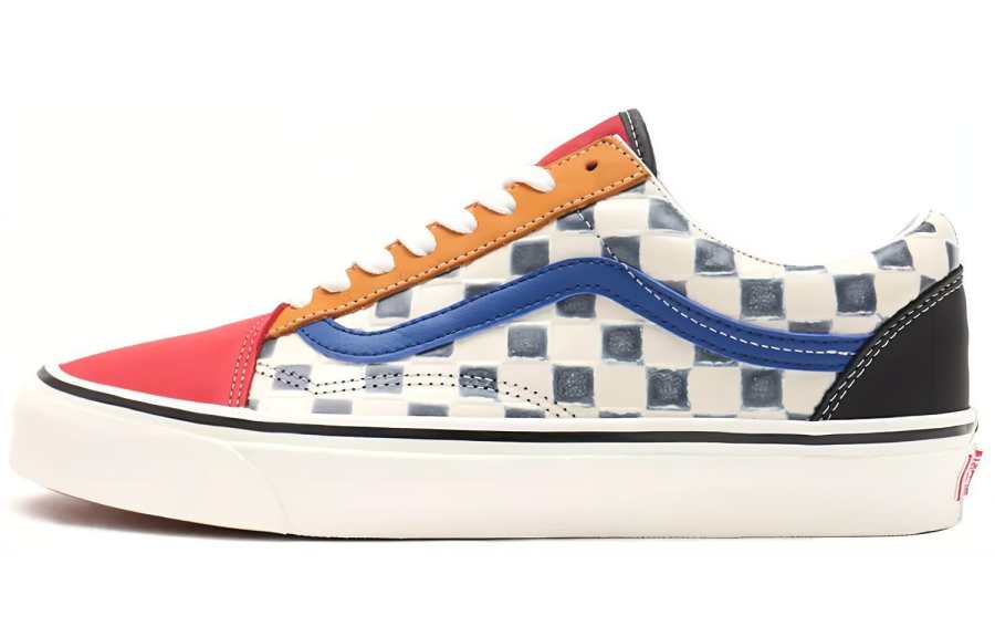 Vans Unisex Old Skool 36 Dx Low Top Sneakers Purple/Red/White
