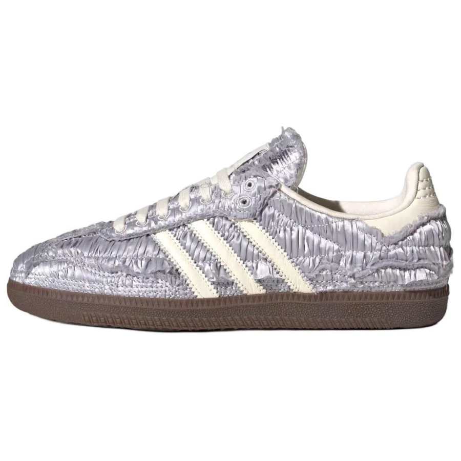 Adidas Originals Samba Caroline Hu x Samba Adidas Originals Og 'Satin Pack - Silver Metallic' Women's