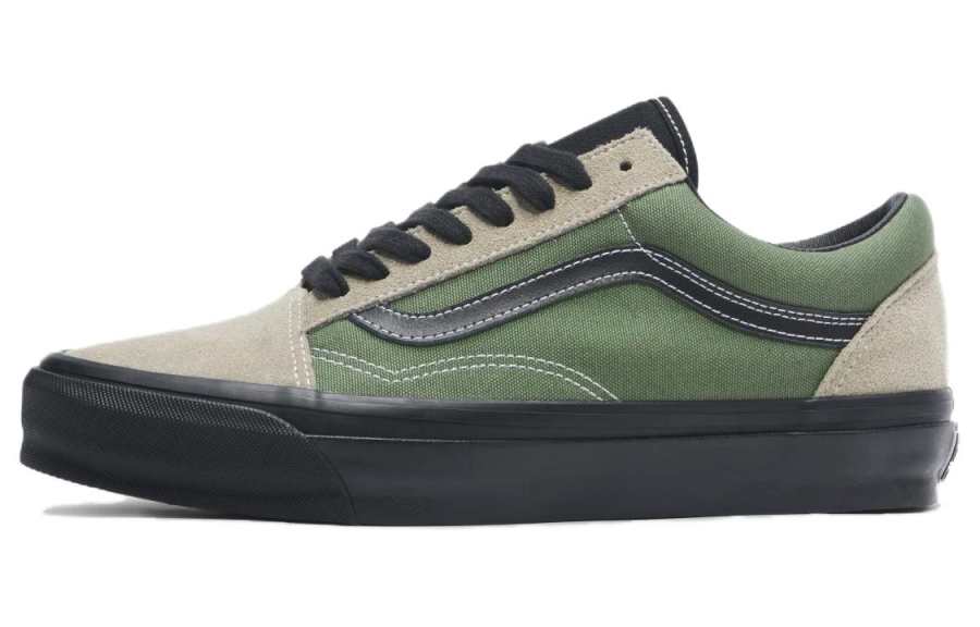Vans Old Skool Premium Vans 36 'Aluminum Grey Olive Green'