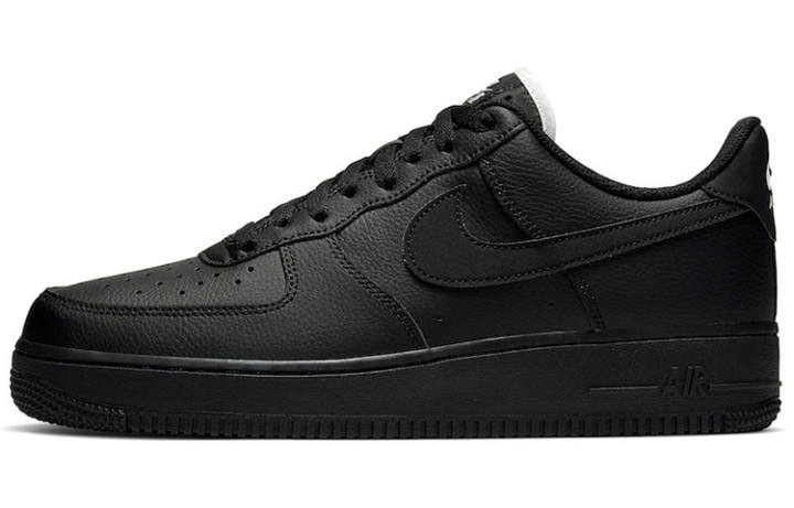 Nike Nike Air Force 1 Low Triple Black White Tongue