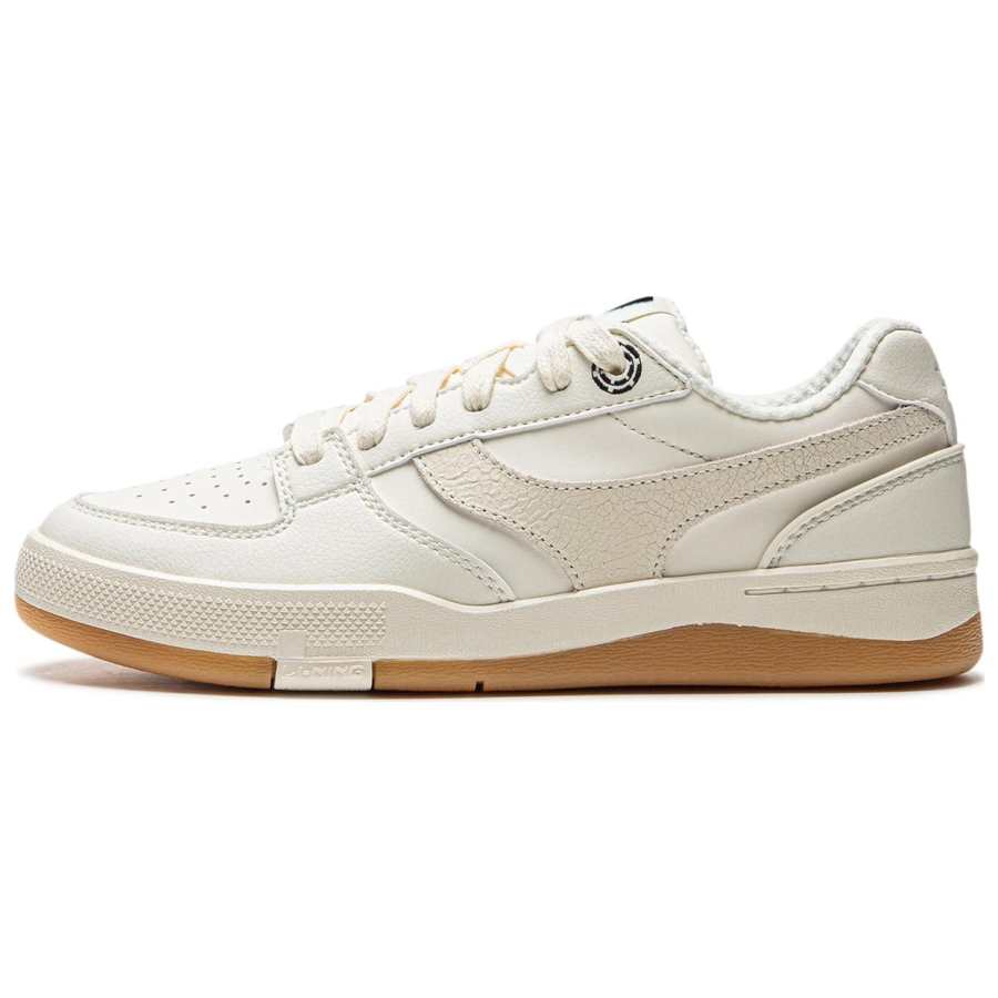 Li-Ning Li Ning Synthetic Leather Low top Skateboard Shoes Women's Beige