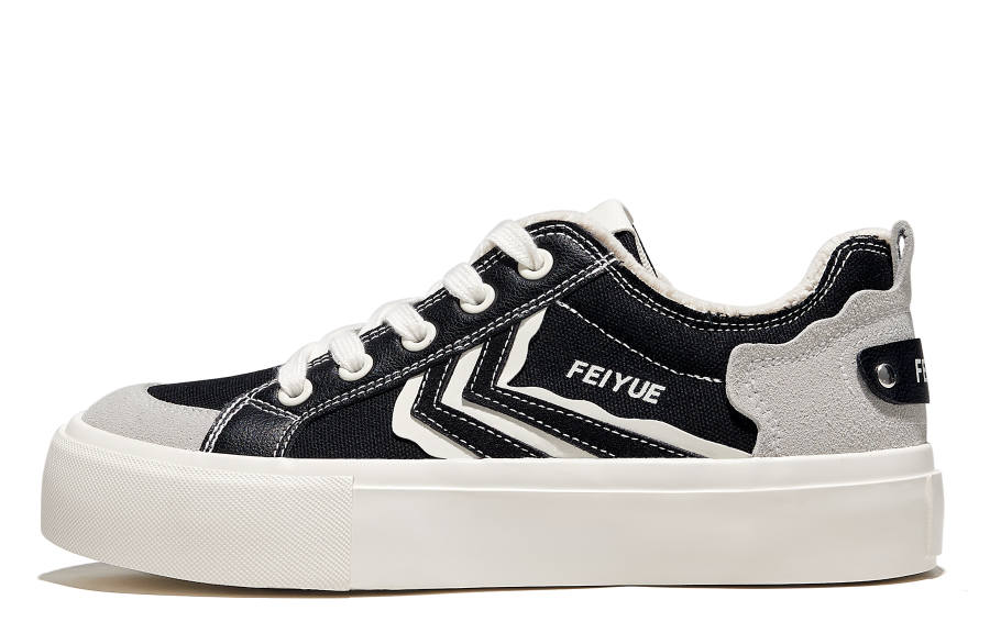 FEIYUE Slip-Resistant Abrasion-Resistant Low-top Skateboard Shoes Unisex