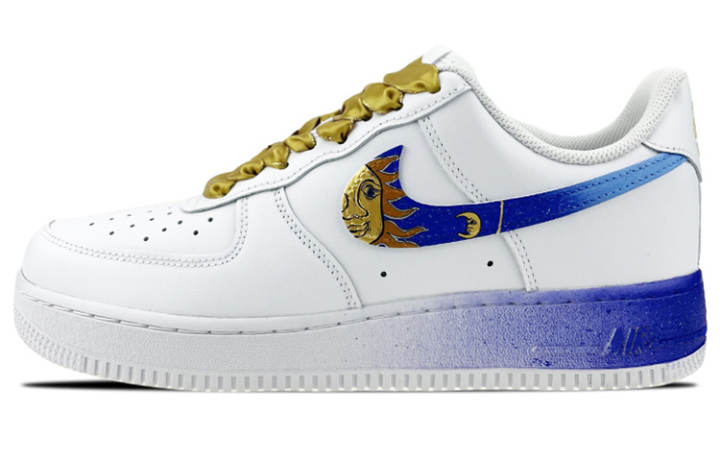 Nike Nike Air Force 1 7 Leather Coverage Thermal Coverage Low top Skateboard Shoes Men's Purple Gold