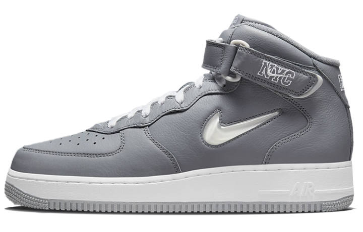 Nike Nike Air Force 1 Mid Jewel Qs 'NYC Cool Grey'
