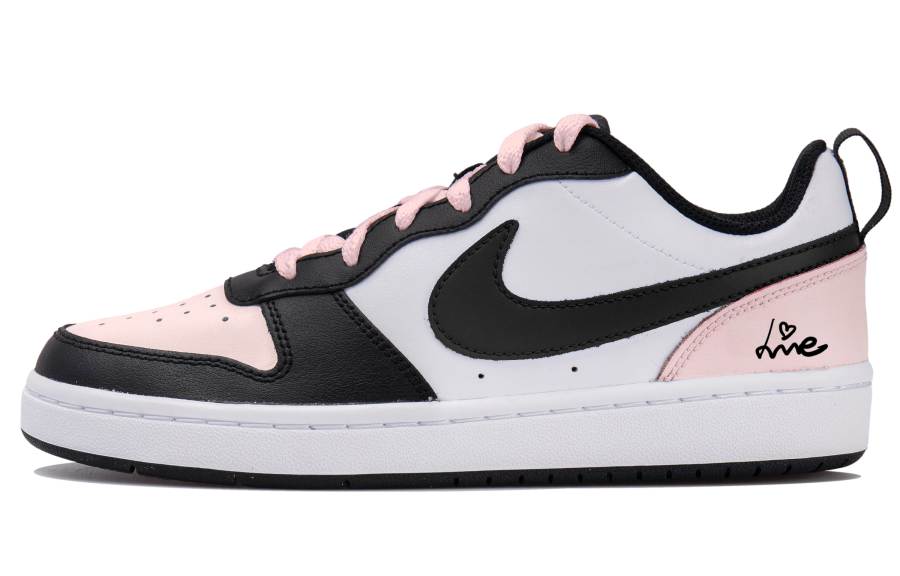 Nike Nike Court Borough Low top Skateboard Shoes Women's White Black Pink