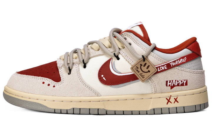 Nike Nike Dunk Bordeaux Red Slip Resistant Abrasion Resistant Slip Resistant Abrasion Resistant Low top Skateboard Shoes