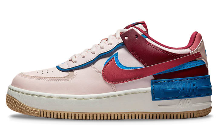 Nike Nike Air Force 1 Low Shadow Light Soft Pink Team Red Blue Women's