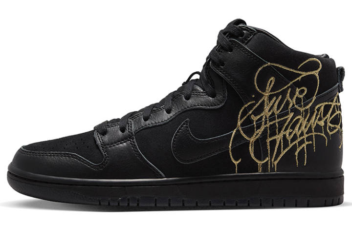 Nike Nike SB Dunk High FAUST Black Gold