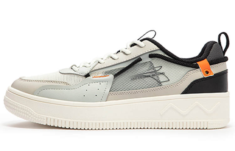 361° Thousand Thoughts Slip Resistant Low top Skateboard Shoes Men's Beige Gray Black