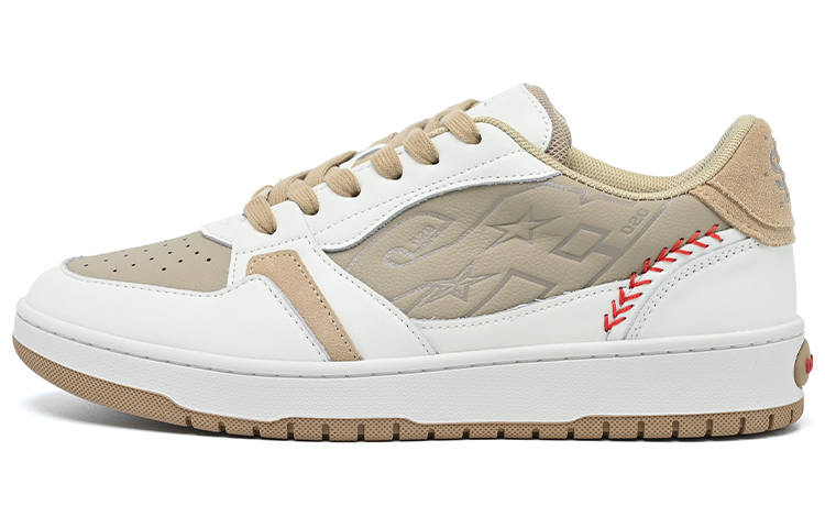 Ocai STA x Ocai Low top Skateboard Shoes Unisex White Brown