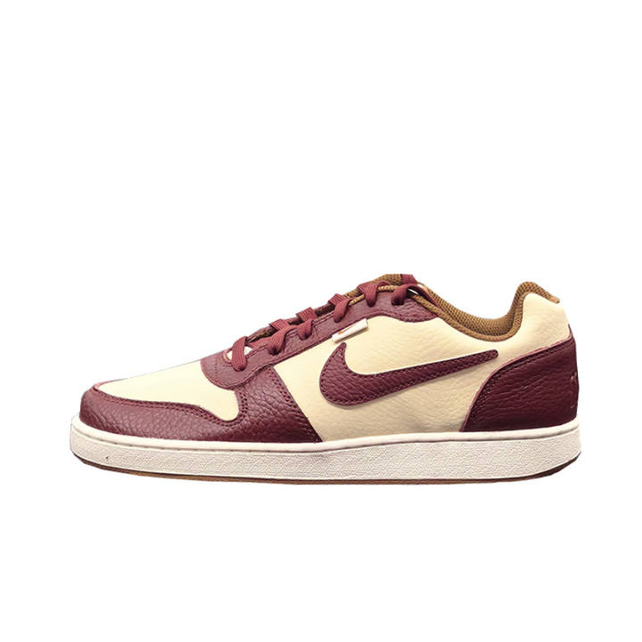 Nike Nike EBERNON Low top Skateboard Shoes Men's Beige Red