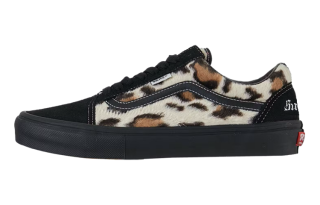 Vans Old Skool Supreme x Old Skool Skate Vans 'Leopard Pack - Black'