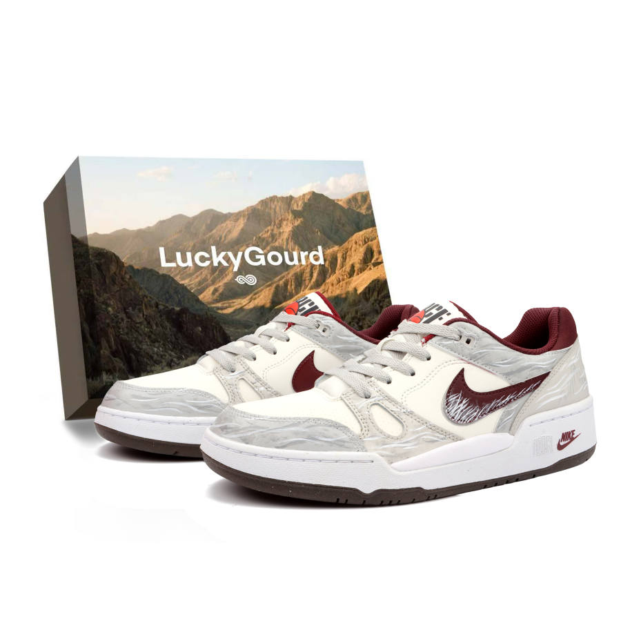 Nike Nike Full Force Breeze Brushes The Hill Wear resistant And Lightweight Low top Skateboard Shoes Men's Beige