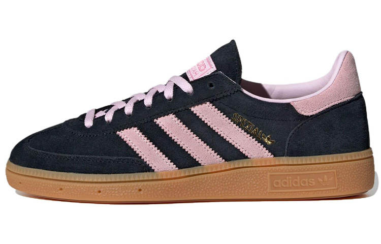 Adidas Originals HANDBALL SPEZIAL Suede Low top Skateboard Shoes Women's Pink Black