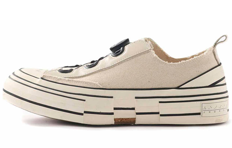XVESSEL Yohji Yamamoto x VESSEL Vintage Low top Skateboard Shoes Unisex Ecru