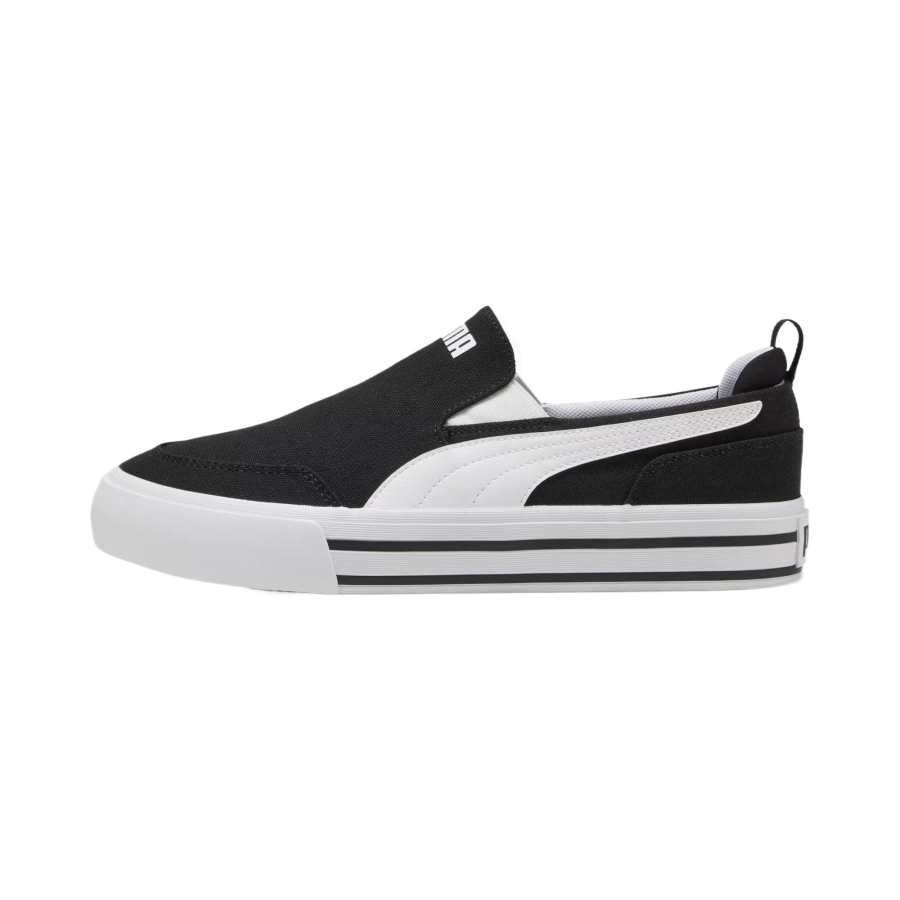 PUMA Court Classic Bulk Low top Skateboard Shoes Unisex Black White