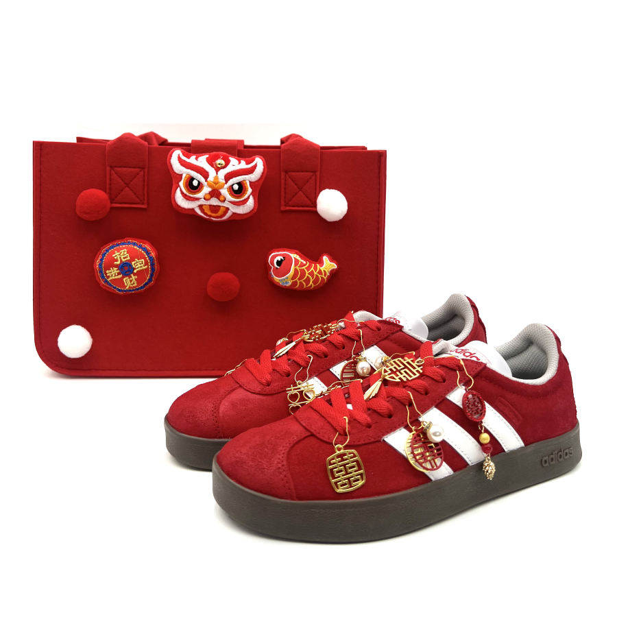 Adidas Adidas Slip Resistant Abrasion Resistant Low top Skateboard Shoes Unisex Red