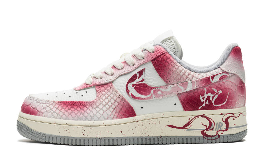 Nike Nike Air Force 1 Low top Skateboard Shoes Women's Red