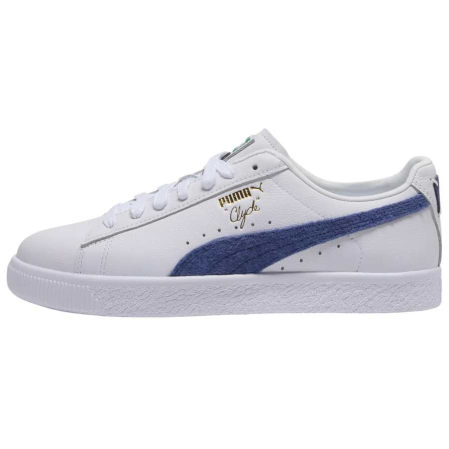 PUMA PUMA Clyde Base Low top Skateboard Shoes Unisex White Blue