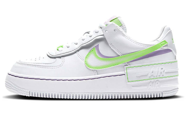 Nike Nike Air Force 1 Low Shadow White Electric Green Women's