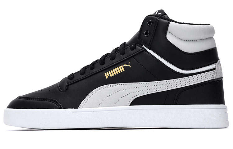 PUMA Shuffle Mid WTR Mid top Skateboard Shoes Unisex Black White