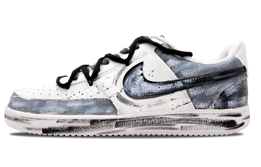 Nike Nike Court Vision 1 Slip Resistant, Abrasion Resistant, Lightweight Low top Skateboard Shoes Unisex Gray