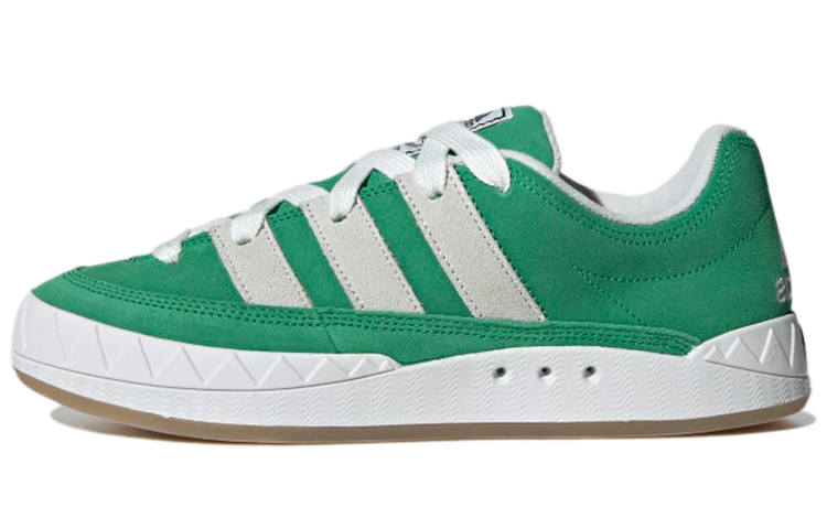 Adidas Originals Adimatic Skateboard Shoes Unisex Low Top Green/Light Gray