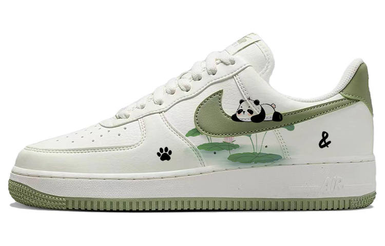 Nike Nike Air Force 1 Skateboard Shoes Women's Low Top Green/White