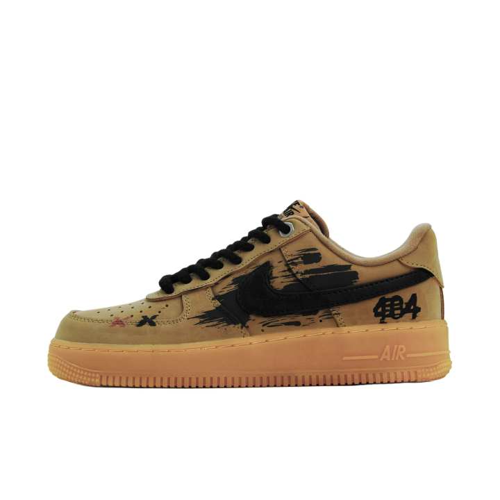 Nike Nike Air Force 1 Y VELE Quality, Graffiti Mark Wear resistant And Lightweight Low top Skateboard Shoes Unisex