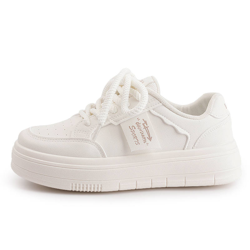 JIONGSEN Abrasion Resistant Abrasion Resistant Low top Skateboard Shoes Women's Beige