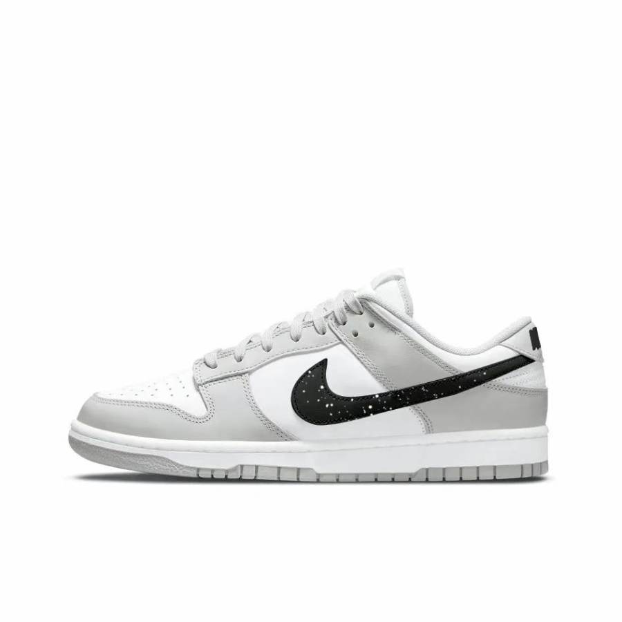 Nike Nike Dunk Winter Yihen Synthetic Leather Cushioning, Wear Resistant Low top Skateboard Shoes Unisex Black Gray