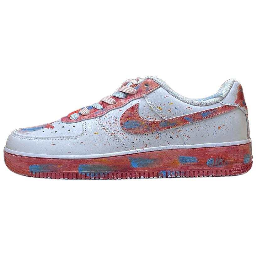 Nike Nike Air Force 1 Slip Resistant Slip Resistant Low top Skateboard Shoes Unisex White Pink
