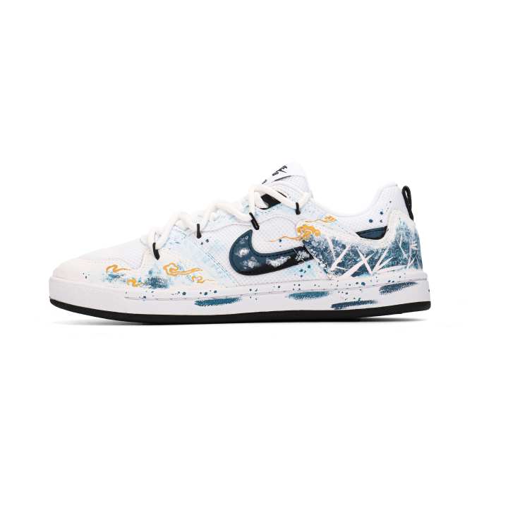 Nike Nike SB Alleyoop Quantum Space Cat, Echo In The Valley Suede Abrasion Resistant Low top Skateboard Shoes Men's