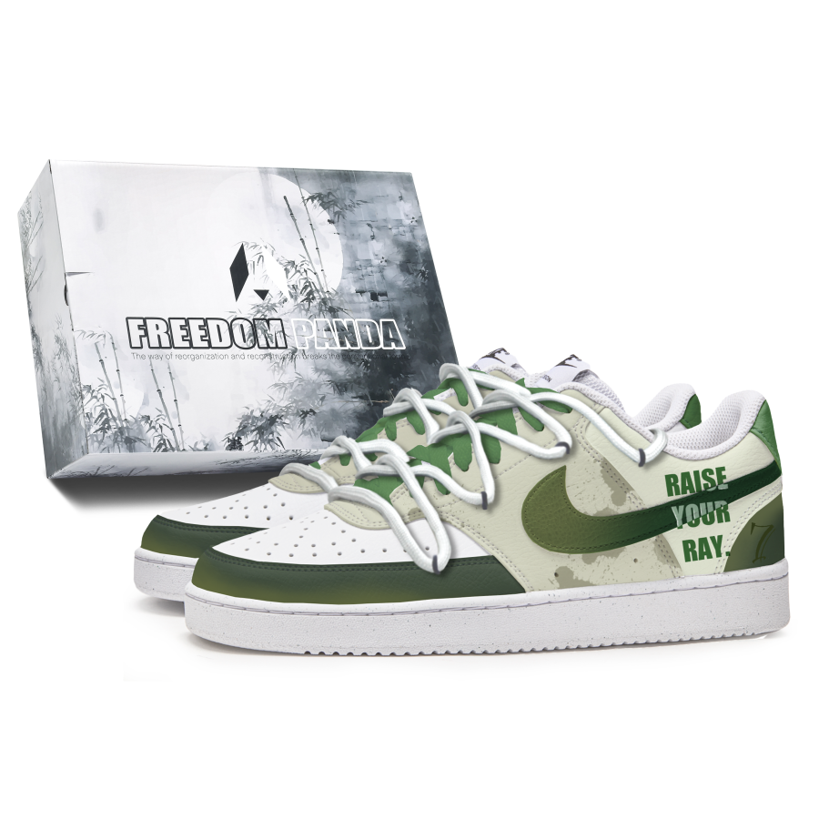 Nike Nike Court Vision 1 Freedom Panda, Box, Venom Slip Resistant Abrasion Resistant Slip Resistant Abrasion Resistant