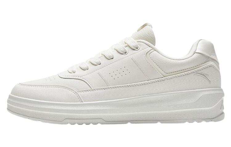 Anta Slip Resistant Abrasion Resistant Low top Skateboard Shoes Men's White