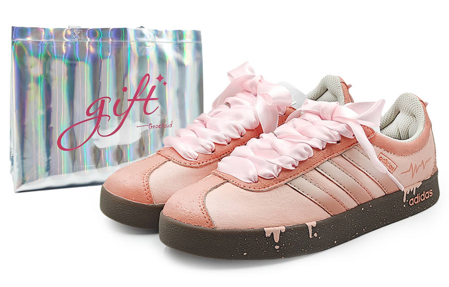 Adidas Neo VL Court 2.0 Low top Skateboard Shoes Unisex Pink