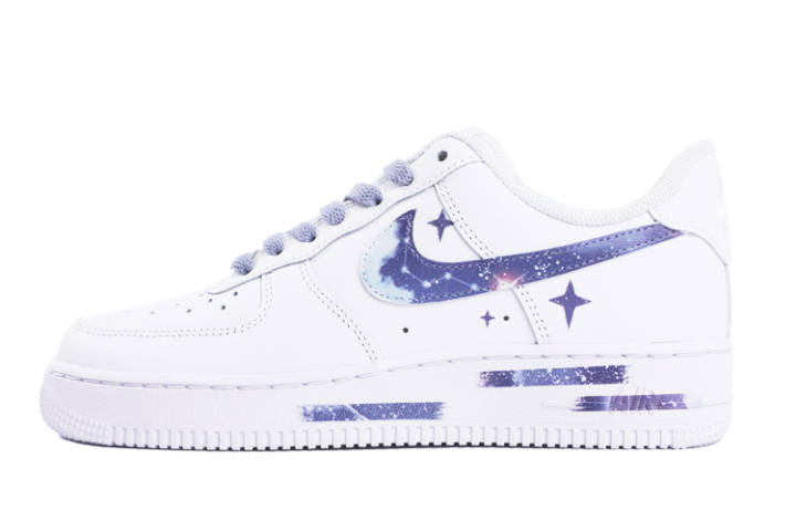 Nike Nike Air Force 1 Low Air Force 1 Low top Skateboard Shoes Men's White Blue Purple