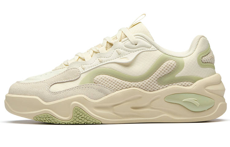 Anta Tianxing Low top Sports Casual Shoes Women's White Yellow Green
