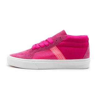 YIGUANG Slip Resistant Abrasion Resistant Balance Mid top Skateboard Shoes Unisex Pink